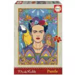 Educa Puzzle für Erwachsene - Frida Kahlo Motiv - 85 x 60 cm