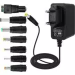 Netzteil für Hausgeräte, CCTV, Router, LED-Streifen - 12V 1A 12W - 7 Stecker