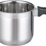ELO Milchtopf Serie Turmalin 14 cm Induktion Edelstahl mit Literskala und Öl-Dosier-System