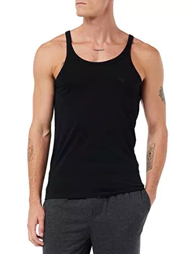 Emporio Armani Herren Tank Top aus reiner Baumwolle