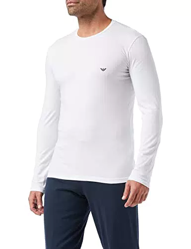 Emporio Armani Underwear Men's Basic-Stretch Cotton T-Shirt