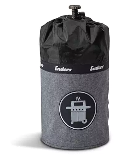 Gasflaschenhülle Enders Style Black - Grill-Abdeckung für 5 kg Gasflaschen