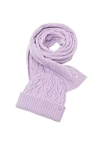 Esprit Geschenk-Set: Beanie und Schal aus Wollmix