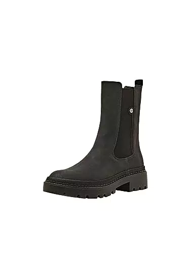 "ESPRIT Stiefeletten in Lederoptik"
