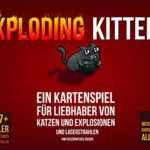 Exploding Kittens Kartenspiel für Partyspaß | 2-5 Spieler | Ab 7 Jahren