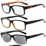 Eyekepper Herren Lesebrille mit Federscharnieren im Vintage-Stil