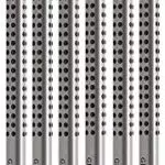 Faber-Castell Bleistifte GRIP 2001 HB - Silberfarben