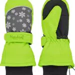 Handschuhe mit Schneeflockenmuster