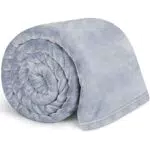 Kuschelige Familybox Decke für Sofa und Bett - Weiche Mikrofaser Decke 200 x 230 cm, Grau