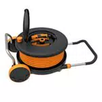 Fiskars Waterwheel M Bewässerungs-Set mit Gartenschlauch und Hahnverbinder