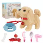 Interaktives Plüschtier Hund mit Leine für Kinder - Spielzeug Hund, Gehen, Bellen - 2-5 Jahre
