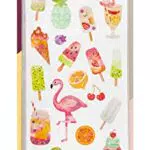 Folia 1414 - Glitzer-Sticker Exotic, ideal für Grußkarten und Bastelarbeiten