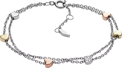 Fossil Damen Vintage Armband aus Edelstahl, JF02854998