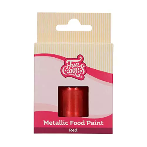 FunCakes Metallic Food Paint: Essbare Farbe für metallische Effekte - 30 ml