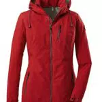 G.I.G.A. DX Damen Softshelljacke mit abnehmbarer Kapuze - Modernes Rot