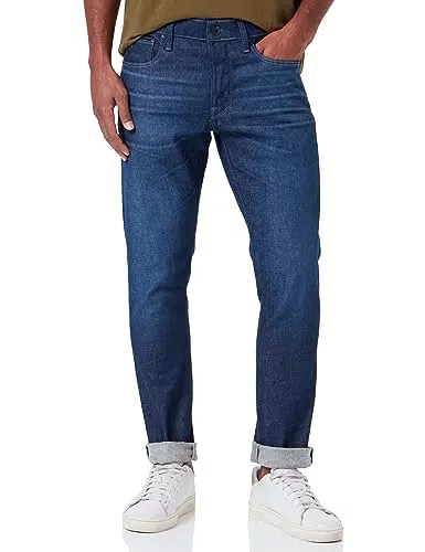 G-STAR RAW Herren 3301 Slim Jeans, Blau