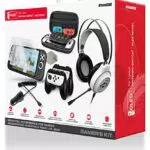 Nintendo Switch OLED Gaming Set: Headset, Bildschirmschutz, Tasche, Joy-Con Griffe, Autoladegerät