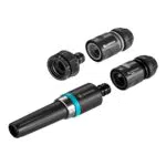 Gardena Grundausstattung mit Anschlussteilen für 13 mm - und 15 mm -Schläuche: Wasserhahn Anschluss-Set mit Reinigungsspritze