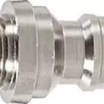 GEKA 710AXSB Gerätestecker Stecksystem G 1/2 Zoll - Silber