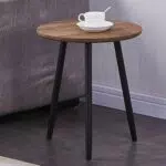 GOLDFAN Beistelltisch aus Holz im skandinavischen Stil - Modernes Design für das Wohnzimmer