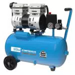 Güde Kompressor Airpower 150/8/24 SILENT - Ölfrei und Flüsterleise - Max. 8 bar - 1100 W - 24 l Kessel - Effektive Liefermenge 130 l/min
