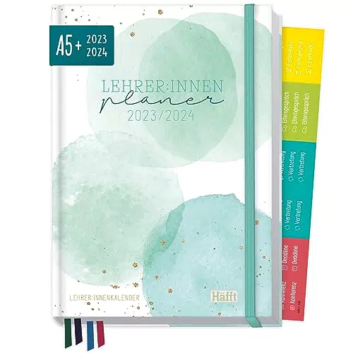 Häfft Lehrer-Planer 2023/2024 A5+ Hardcover Lehrerkalender