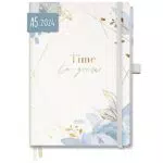 Häfft-Timer Deluxe 2024 A5 | Hardcover Kalender für Schule, Ausbildung & Studium