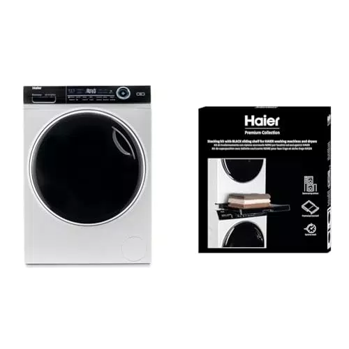 Haier I-PRO SERIE 7 PLUS HW80-B14979TU1 Waschmaschine / 8 kg/A - beste Effizienz/Smart Home - Wi-Fi & hOn App/Direct Motion Motor - absolut leise/Refresh-Dampfprogramm/Vollwasserschutz