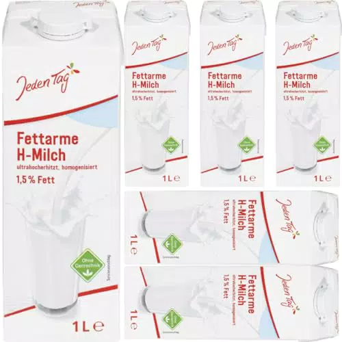 "Haltbare Milch 1,5% Fett - 6er Pack"