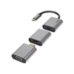 Hama 6in1 USB-C Hub Adapter für PC, Notebook, Tablet und TV - 4K Ultra HD, Aluminium