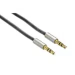 Hama Aux Kabel AluLine 0,5m - Audio Kabel für Smartphone und MP3-Player