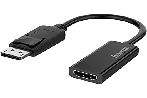 Hama DisplayPort auf HDMI Adapter für 4K Ultra HD Bildqualität