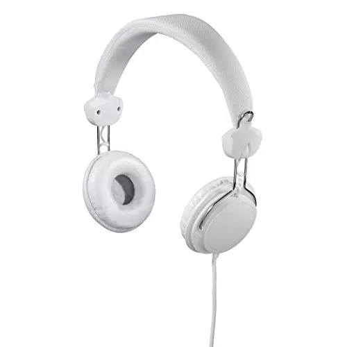 Hama Headset mit Mikrofon - Leichte On-Ear Kopfhörer mit Stereo Sound und Kabelmikrofon