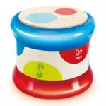 Hape Baby-Trommel: Musikspielzeug für Kleinkinder zur Förderung von Rhythmus und Klangerlebnissen