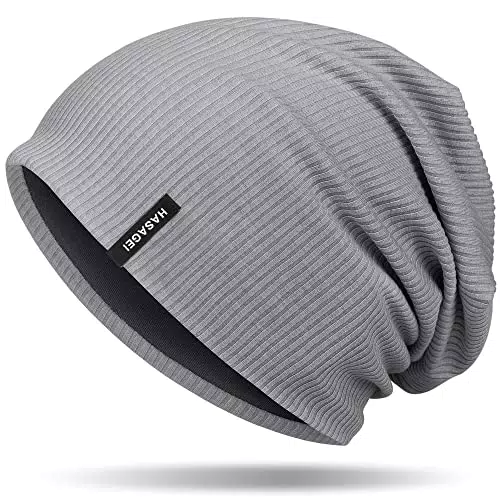 HASAGEI Slouch Beanie Mütze - Weiche Modische Jersey Beanie
