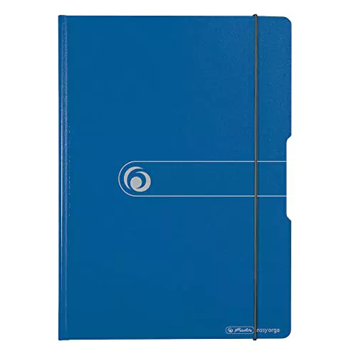 Herlitz Klemmbrettmappe A4 - Praktische Schreibmappe in Blau