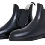 HKM Jodhpurgummistiefel für Erwachsene mit Teddyfutter - Weit geschnitten - Schwarz, Größe 41
