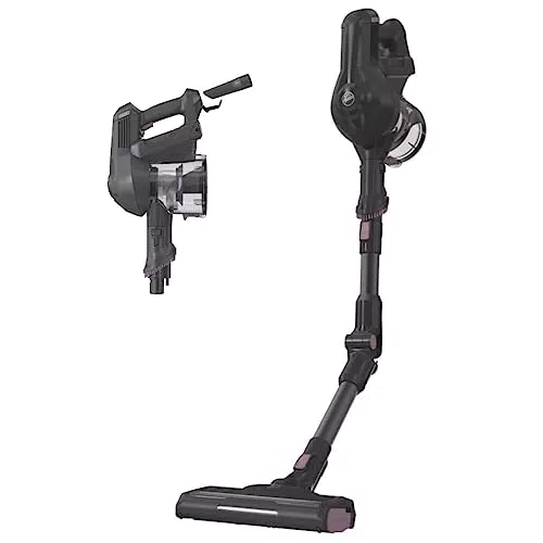 Hoover Akku-Staubsauger ohne Beutel + Tierdüse I bis zu 120 m mit 1 Akkuladung I Staubsauger kabellos mit LED