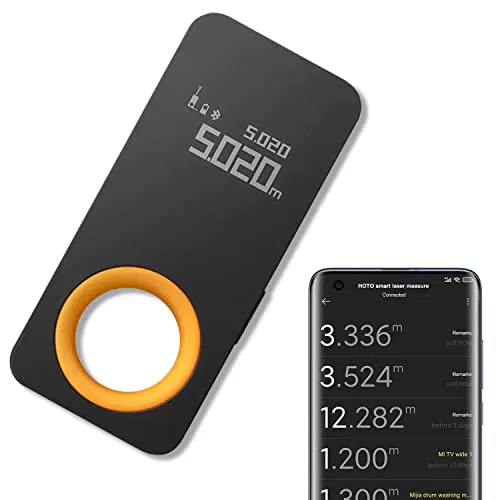 Laser Entfernungsmesser mit Bluetooth & OLED Display - Präzises Messgerät bis 30 m