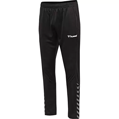 Hummel Herren Hmlauthentic Poly Bukse, Schwarz/Weiß, Größe L