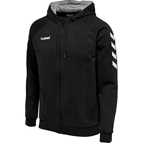 hummel Herren Hmlgo bomuld hættetrøje med lynlås Kapuzenpullover
