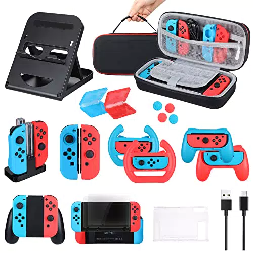 Nintendo Switch Sport Zubehör Set mit Tragetasche und Dock