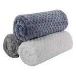 IEUUMLER Hundedecke Tiefschlafmatte Bett für Haustiere Flauschiges Korallenfleece mit Doppeltem Zweck FC007
