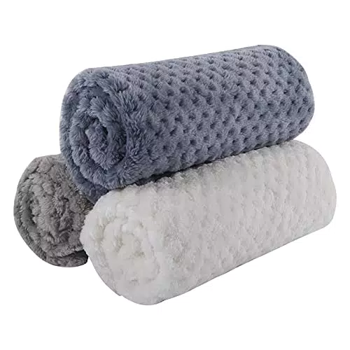 IEUUMLER Hundedecke Tiefschlafmatte Bett für Haustiere Flauschiges Korallenfleece mit Doppeltem Zweck FC007