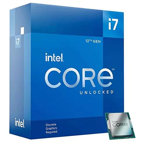 Intel Core i7-12700KF Prozessor - 12. Generation, 6 Kerne, LGA1700, bis zu 128GB RAM - 5.0GHz Turboboost