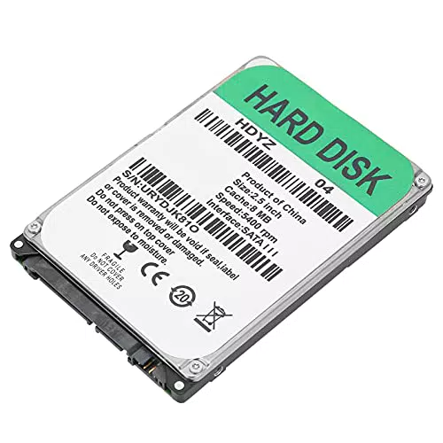 2,5-Zoll SATA III Festplatte für Computer - Bis zu 130 M/s Geschwindigkeit - Unterstützt OS X / XP / Win7 / Win8 / Win10