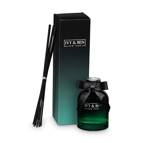 IVY & BEN NEW YORK - Luxuriöser Reed Raumduft Diffuser - Aromatherapie und Wohnaccessoires