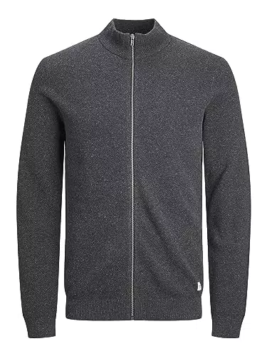 Jack & Jones Strickjacke mit Reißverschluss am Kragen