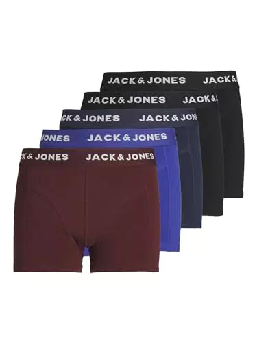 Jack & Jones JACBLACK Friday Trunks 5 Pack Box JNR