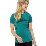 Jack Wolfskin Damen Wander-Shirt fürs Wandern - Kurzarm - Damen